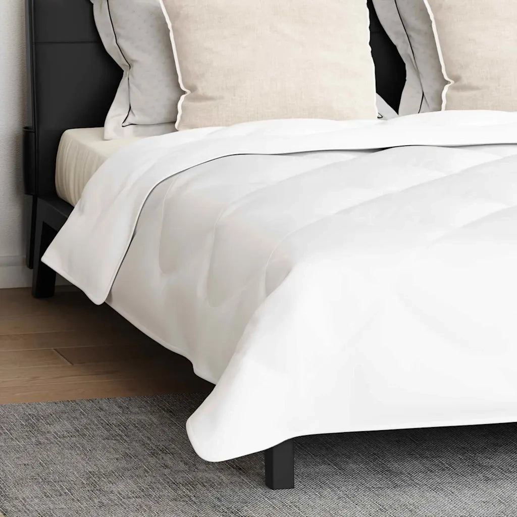vidaXL Piumone Altro con cuscino 3 pcs Bianco 200 x 220 cm Microfibra