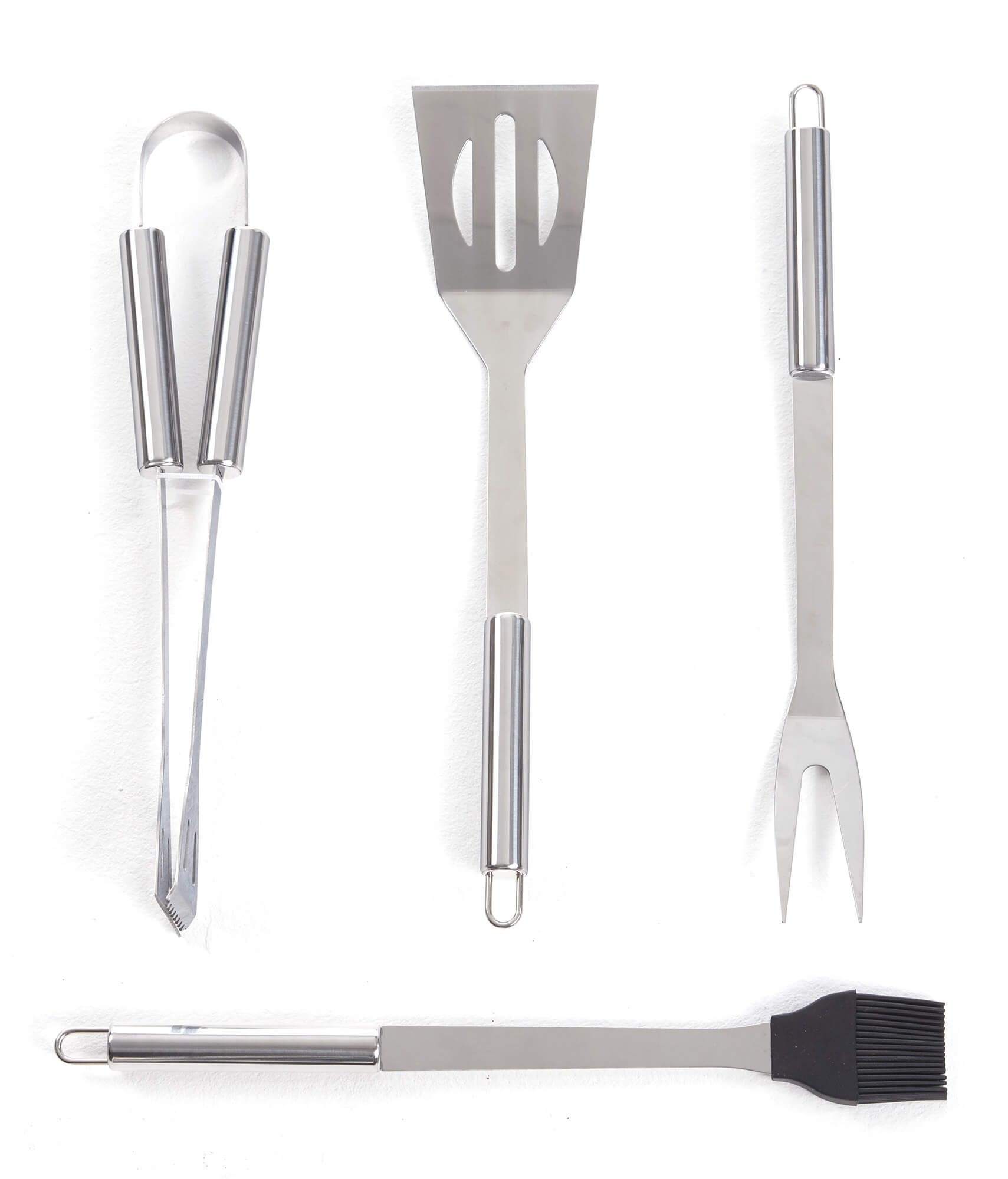 Set 4 Utensili Accessori per Barbecue con Valigetta
