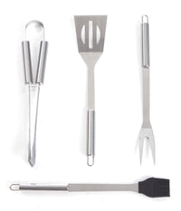 Set 4 Utensili Accessori per Barbecue con Valigetta
