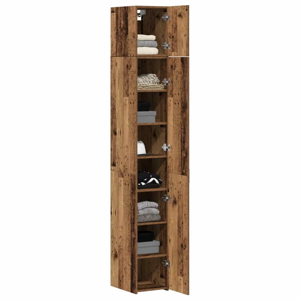 Armadio 2 pz Legno antico 30 x 42,5 x 225 cm CFW3446155