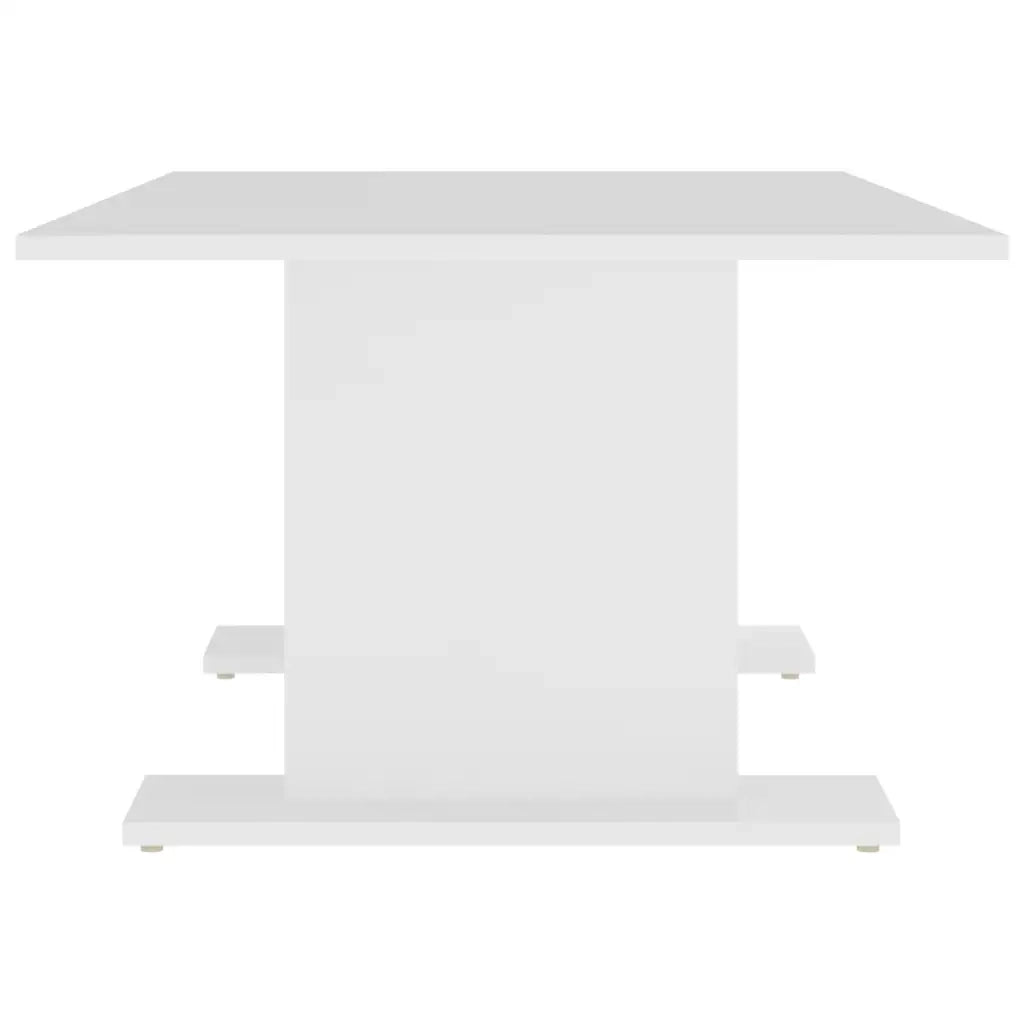 Tavolino da Salotto Bianco 103,5x60x40 cm in Legno Multistrato 806840