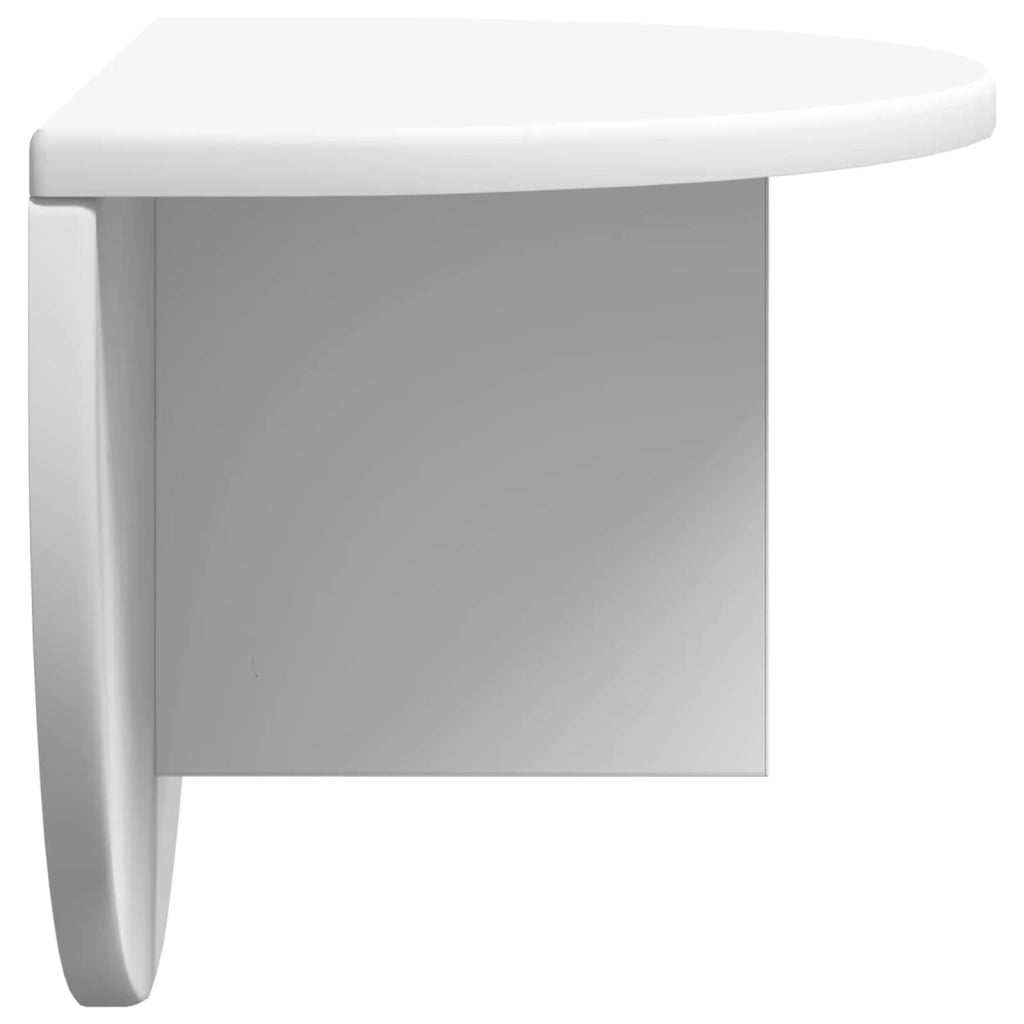 Scaffale da parete Bianco 48 x 24 x 24 cm Legno multistrato 891428