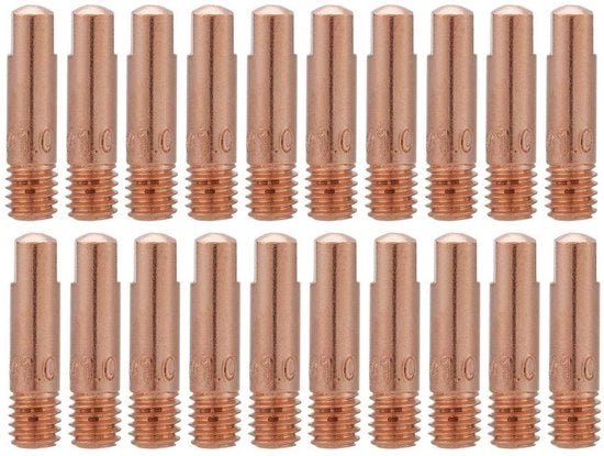 Copri Spilli in Coper 20 Unità - 0,8mm/1,0mm - Lastre a Consumo per MIG/MAG - Prodotti di Alta Qualità - Applicazioni Industriali - Copri Spilli in Coper