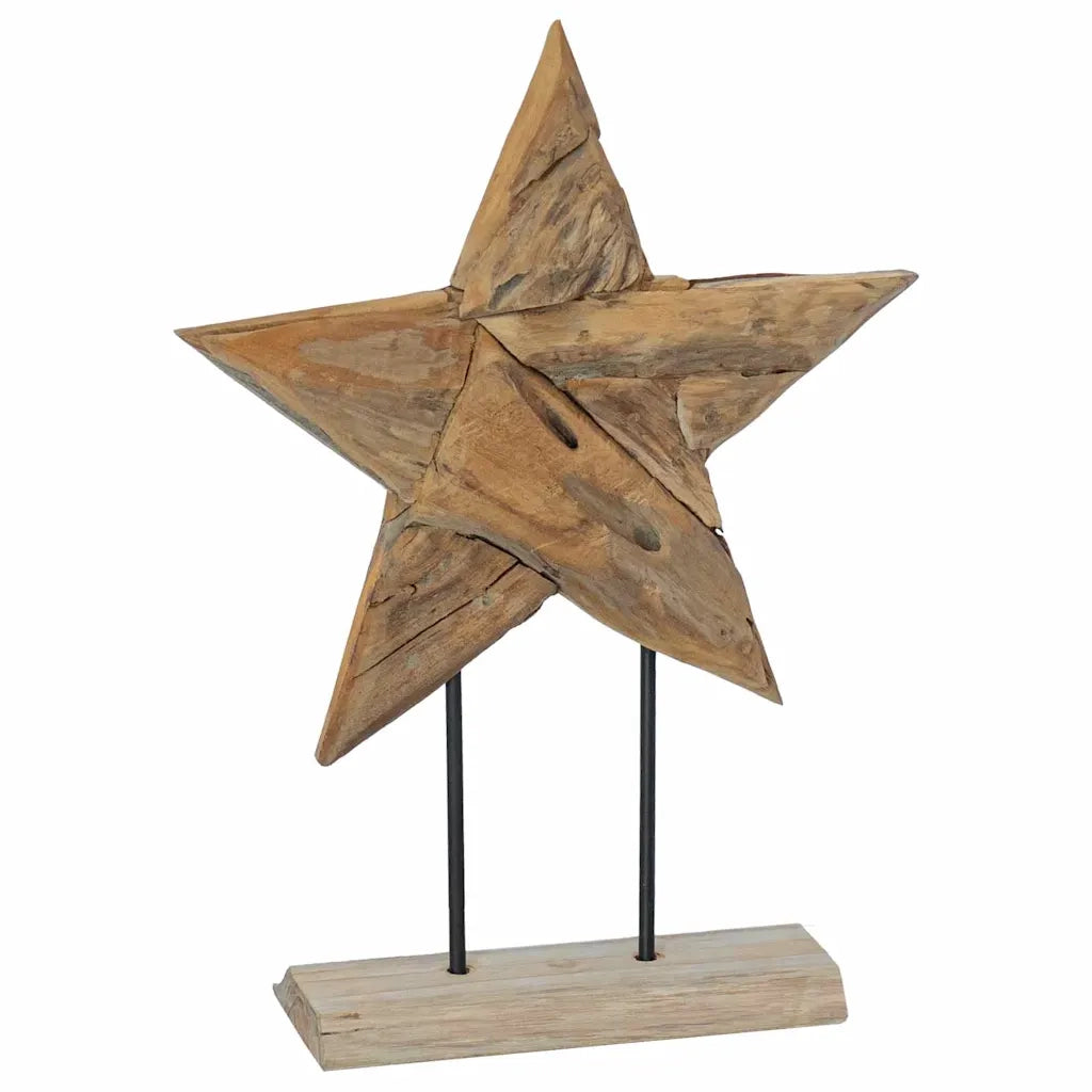Stella di Natale Marrone 43,5 x 13,5 x 59 cm 42017935