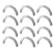 Set guide profilo in lamiera zincata per strutture curve e design innovativo *** pezzi 12, misure 30 x 75 x 30 mm, co...