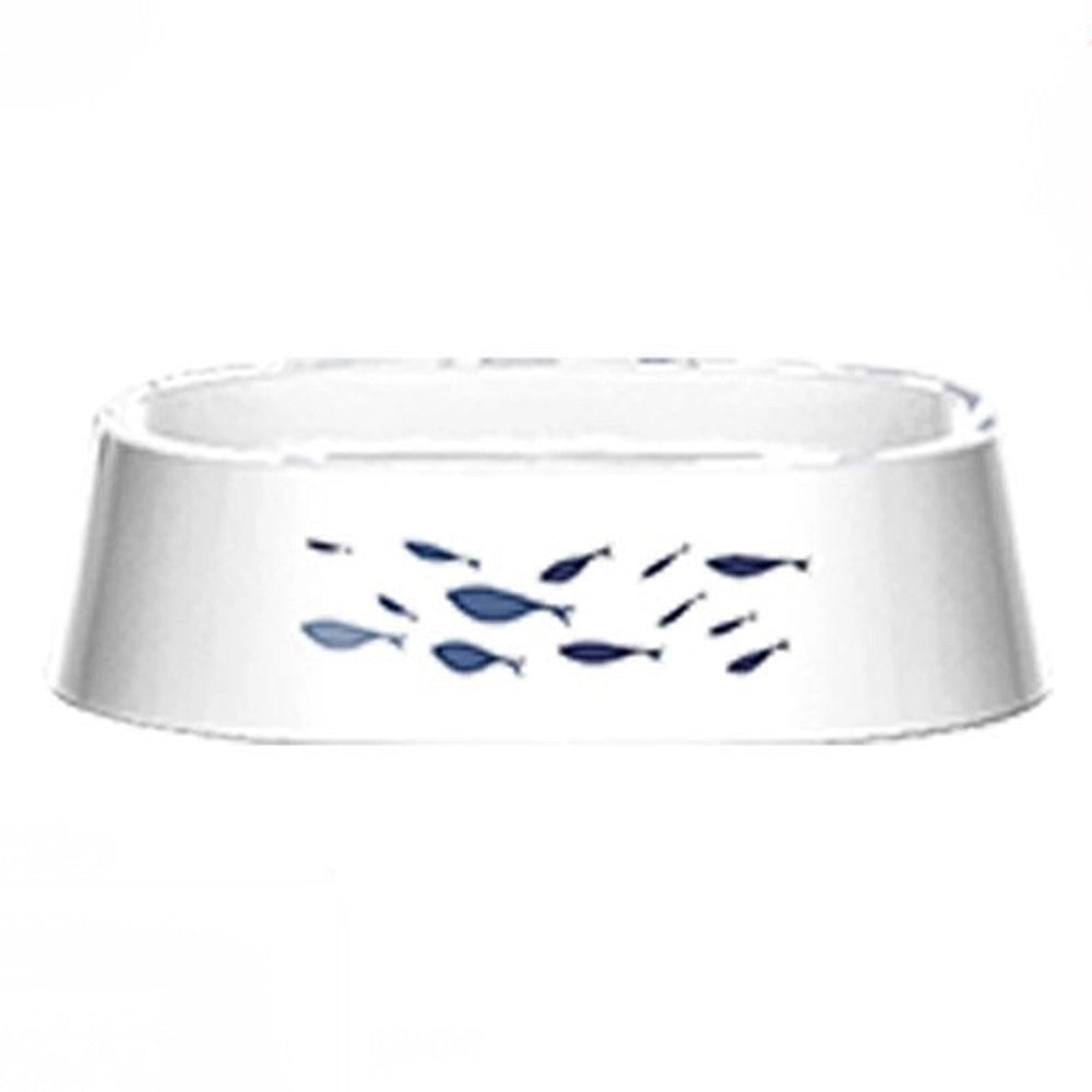 Trade Shop - Portasapone Saponetta Pesciolini Accessorio Per Bagno In Plastica 13.2 Cm 69883 -
