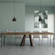 Consolle allungabile 90x40/300 cm Diamante Premium noce telaio orso