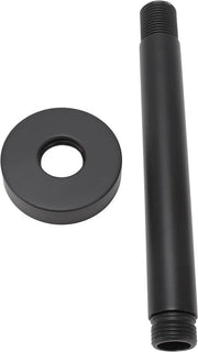 Estensione del cappuccio doccia - Montaggio a muro - Nero opaco - Acciaio inox - 15 cm