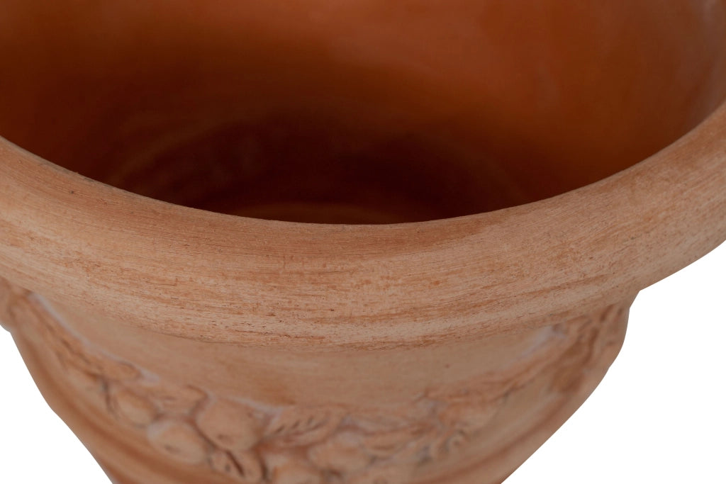 Biscottini Set 2 vasi in Terracotta 100% Made in Italy interamente Lavorati a Mano