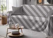 Telo Arredo Granfoulard Copritutto Salvadivano 100% Cotone Dis. Elite - Matrimoniale - Beige