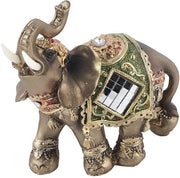 Decorazione per la Sala da Pranzo - Statua di Elefante Fortunato - Decorazione per la Casa - Decorazione Feng Shui - Scultura in Legno - Qualità Professionale - Materiali di Alta Qualità