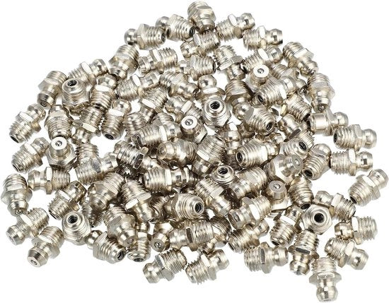 Set di 100 smorzaspigoli M8x1 in acciaio verniciato - forma rettilinea - prodotti di manutenzione per componenti meccanici
