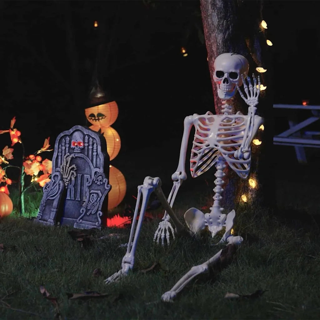 Scheletro di Halloween 2 pz Bianco 85 cm PVC CFW1157158