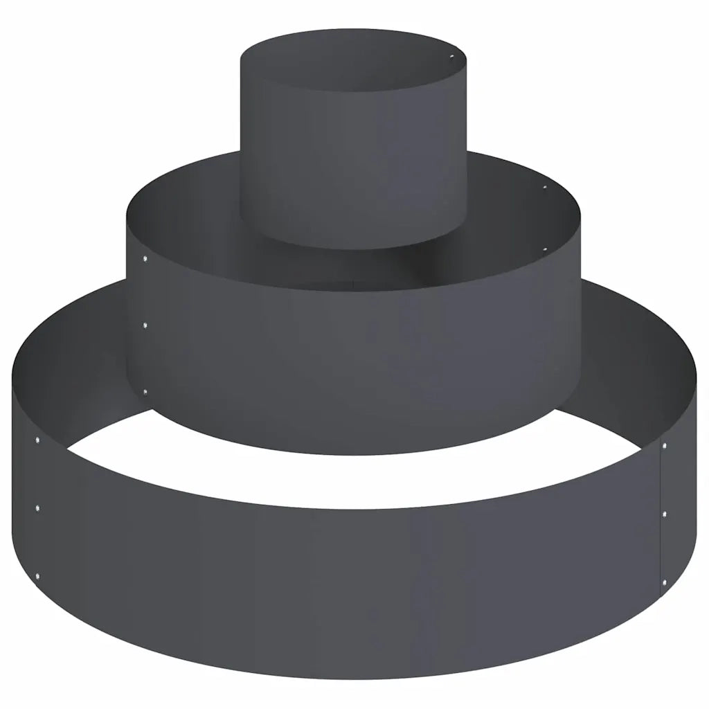 Vaso da giardino Antracite 90 x 90 x 20 cm 873650