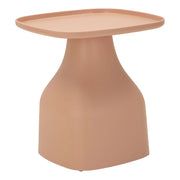 Matata, Tavolino da Salotto Adatto per Indoor/outdoor Angoli Arrotondati, 48x48x50h cm Rosa