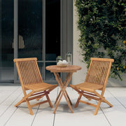 Set da Pranzo per Giardino 3 pz in Legno Massello di Teak 3087186