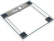 Pesa digitale trasparente con display LCD - 150 kg di capacità di carico - scala di peso per persone