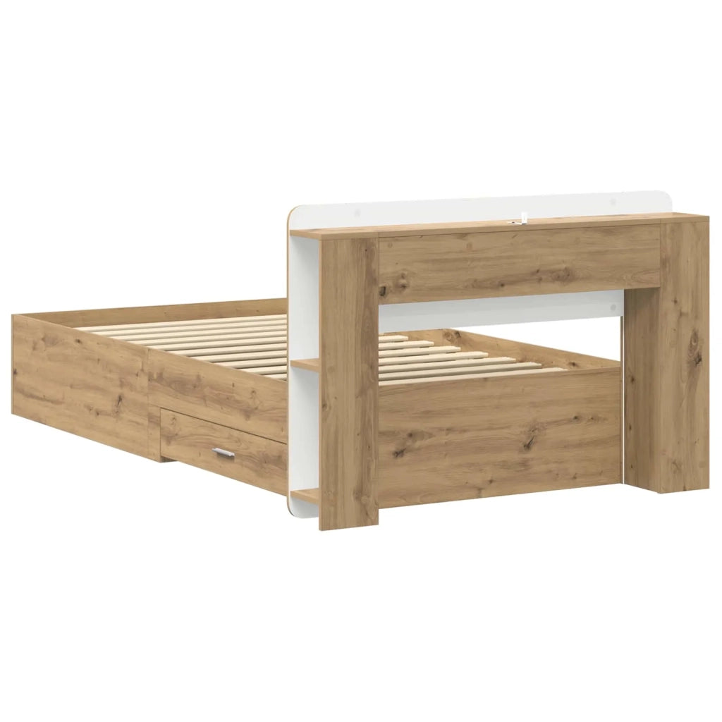 Telaio del letto con storage Rovere Artigianale 90 x 200 cm 3433725