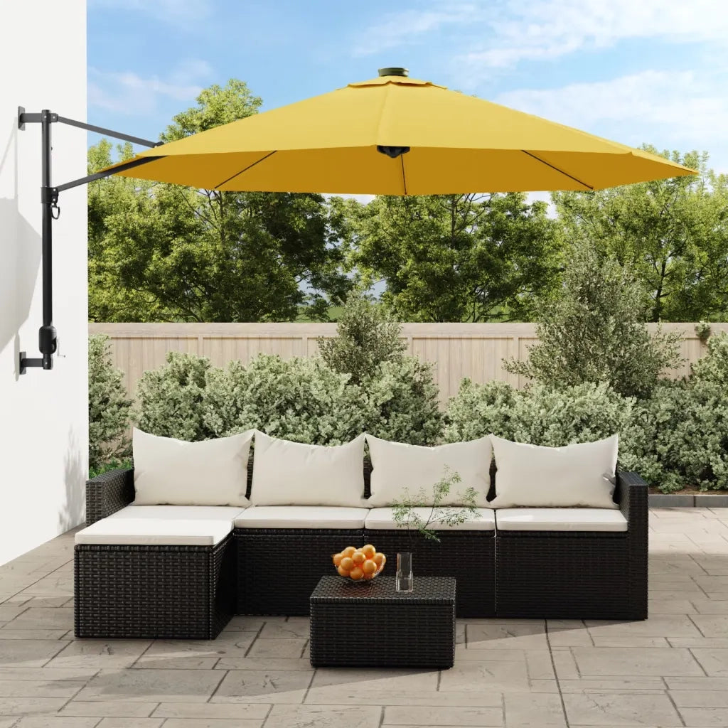 Ombrellone a Parete Giallo 290 cmcod mxl 104122