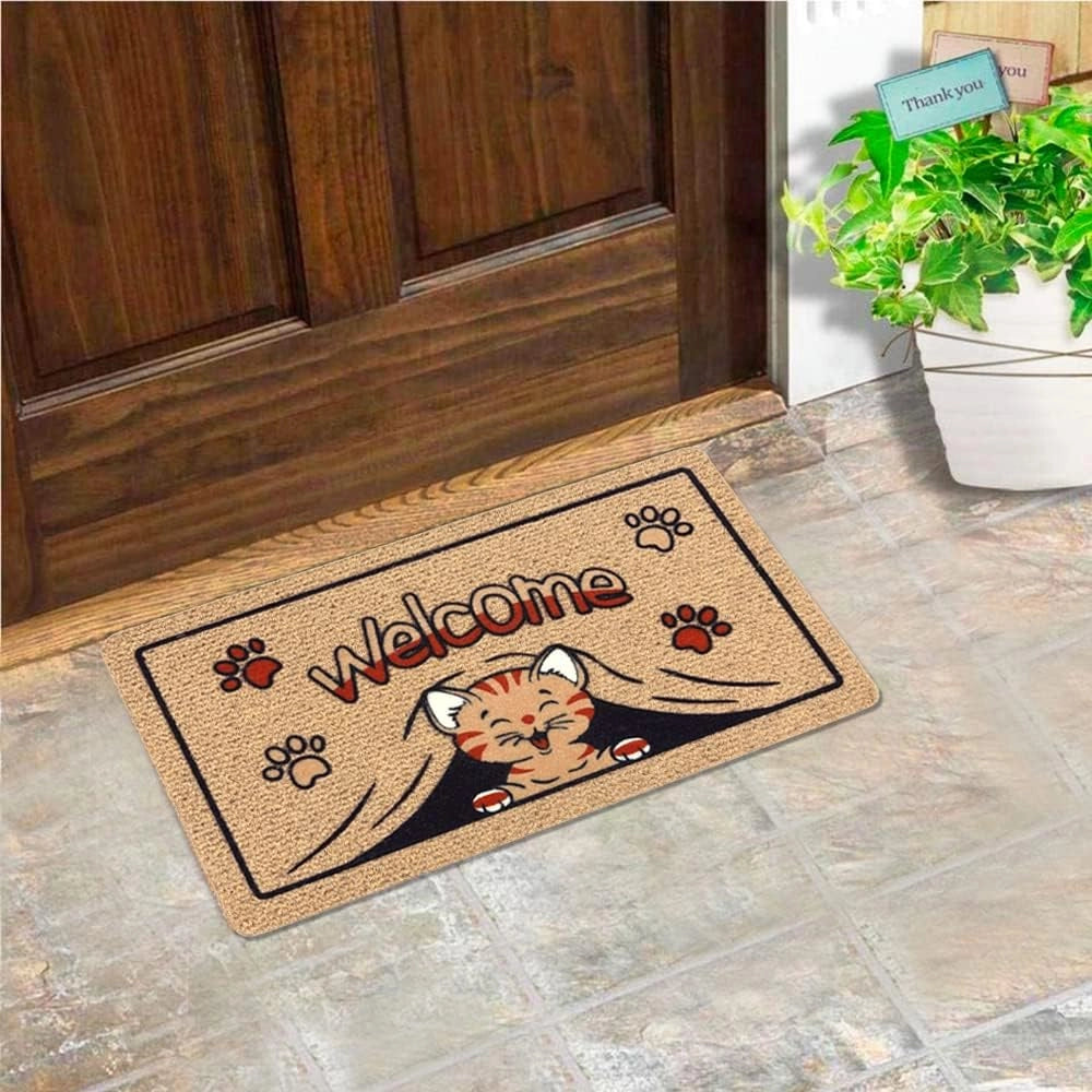 Zerbino Ingresso Antiscivolo Asciugapassi Entrata Assorbente Rettangolare 40X70 cm Dis.E
