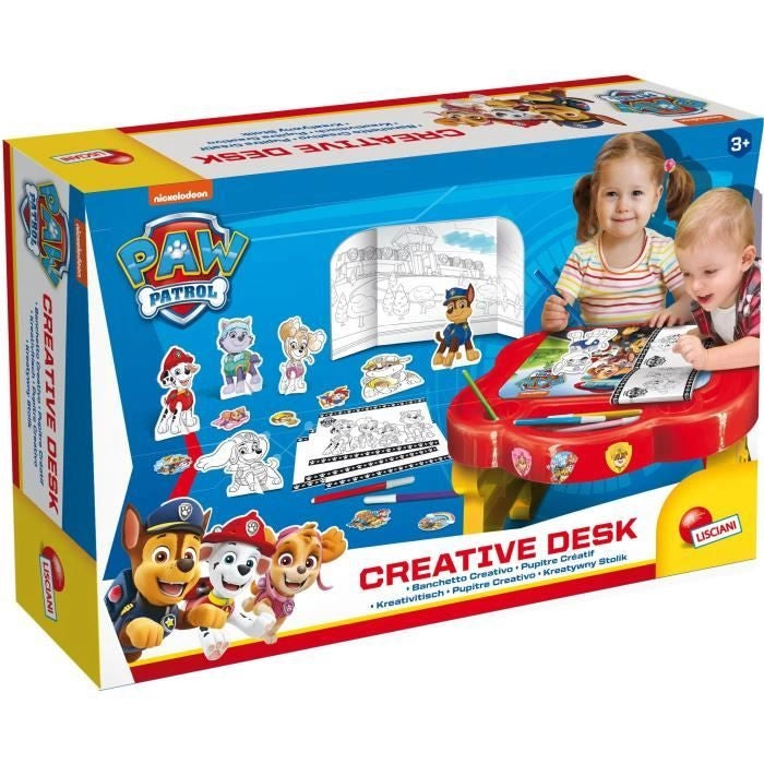Scrivania creativa - Paw Patrol - gioca e colora i personaggi dei Paw Patrol - LISCIANI