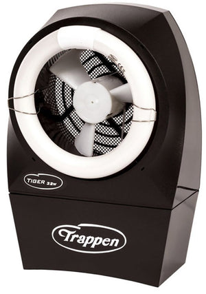 Zanzariera Elettrica ad Aspirazione 50W Trappen Tiger Black Line Nero