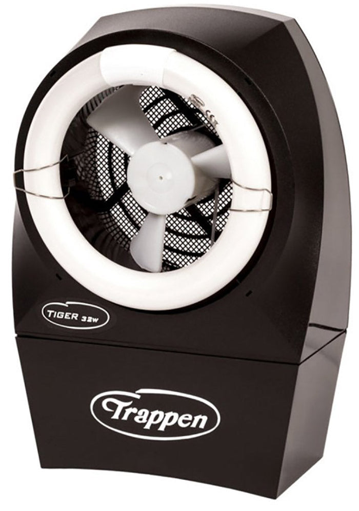 Zanzariera Elettrica ad Aspirazione 50W Trappen Tiger Black Line Nero