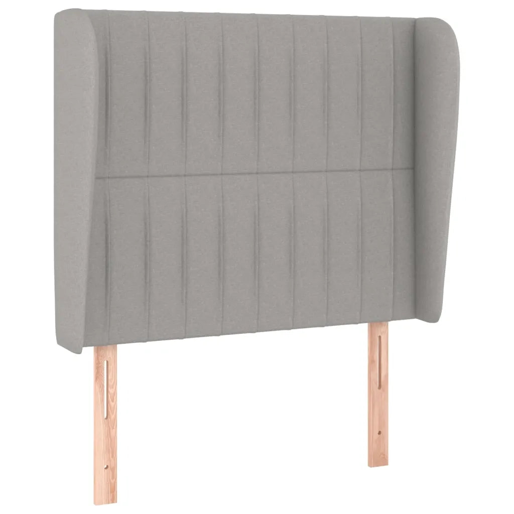 Giroletto a Molle con Materasso Grigio Chiaro 80x200 cm Tessuto cod mxl 35878