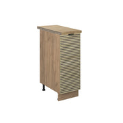 Armadio cucina dispensa alto Fame-Line Pannello in quercia/Rovere dorato 30 cm, PL Rovere Vicco