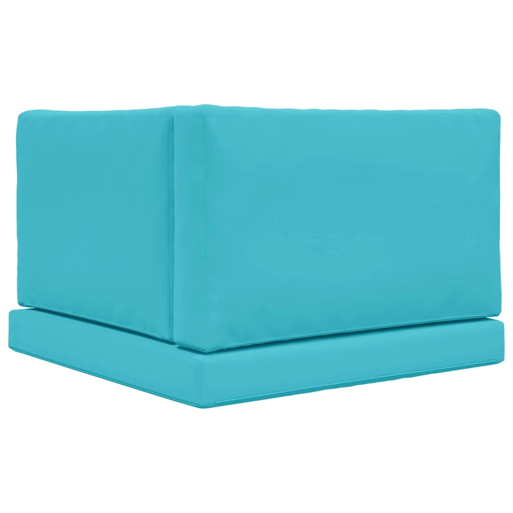Cuscino per divano da esterno 3 pcs Turchese Poliestere