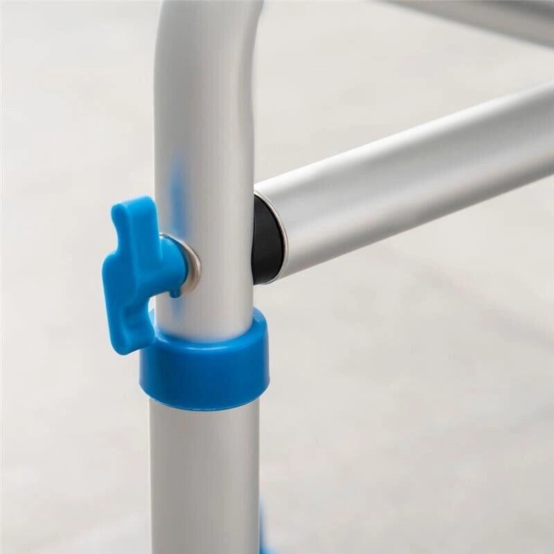 SEDIA PER DOCCIA IN ALLUMINIO ALTEZZA REGOLABILE E PIEDINI ANTISCIVOLO A VENTOSA