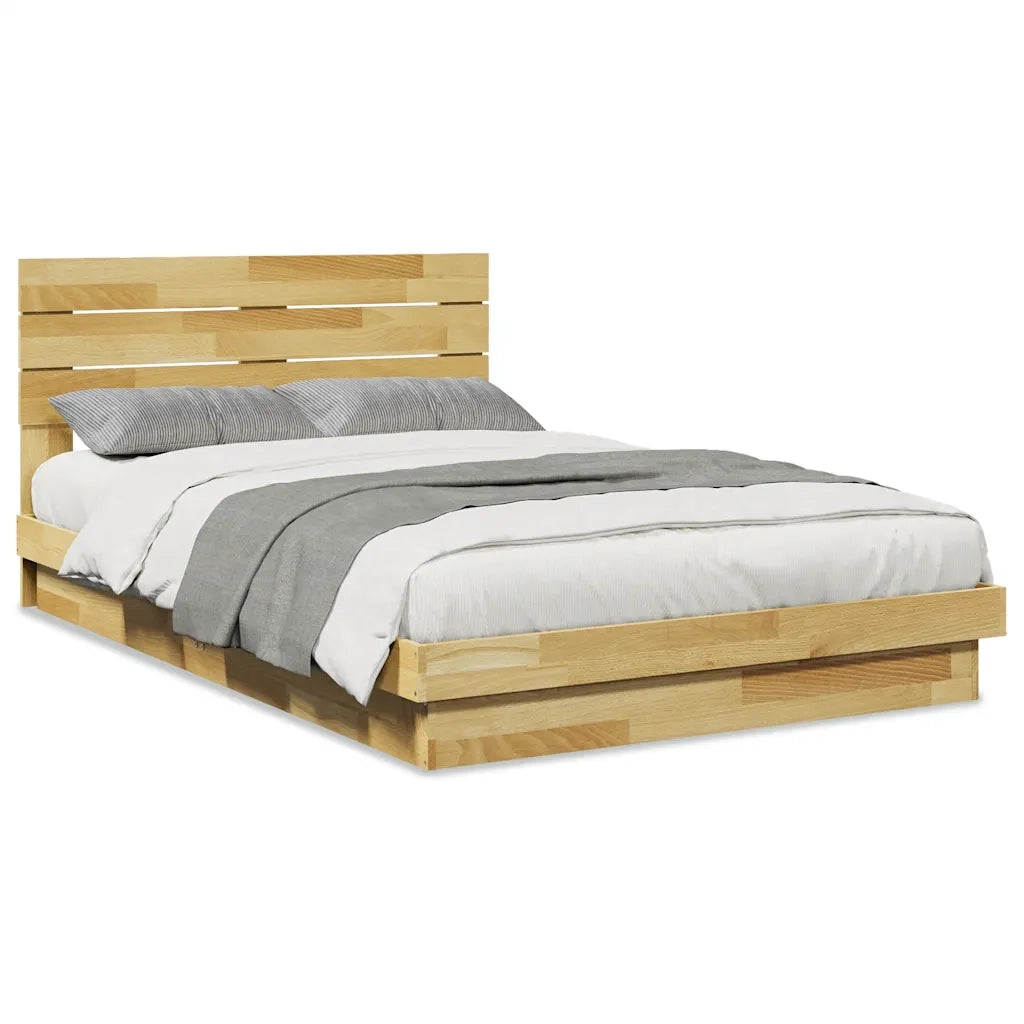 Struttura Letto con Testiera senza Materasso 120x200 cm 3315742