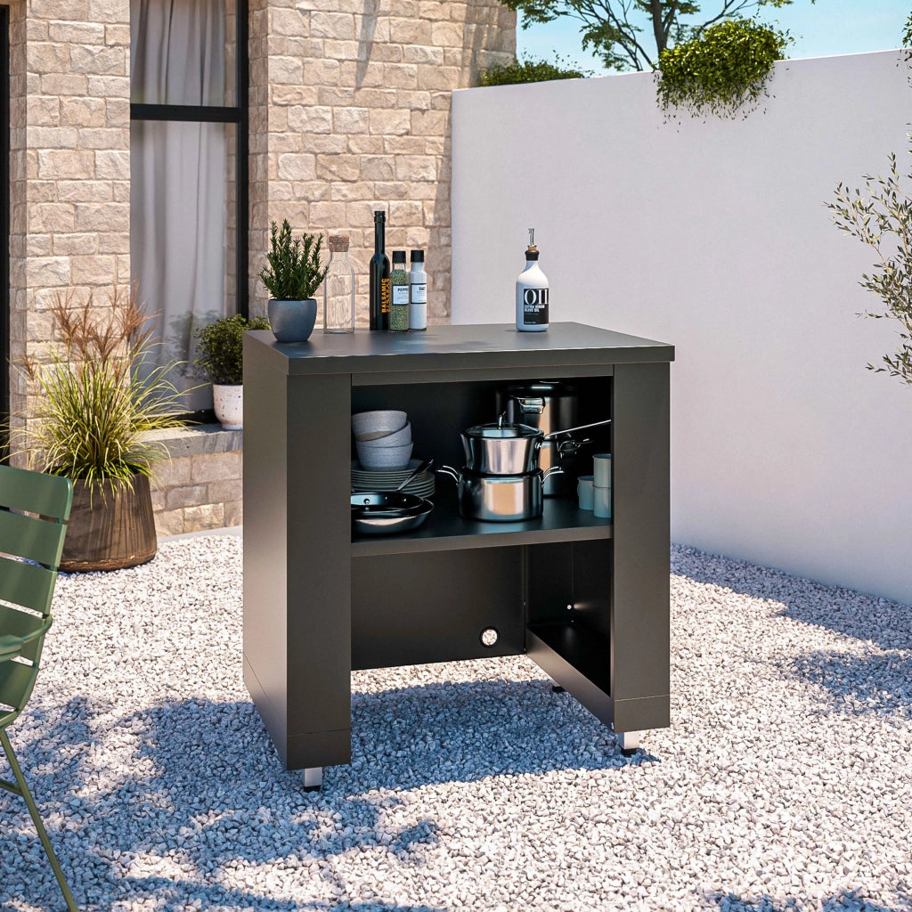 Cucina da esterno a 3 pezzi con lavello