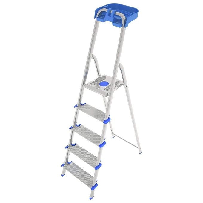 Colombo New Scal Atlantica 5 Scaletta con gradini Alluminio, Blu