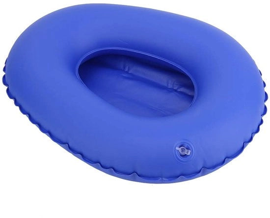 Bidone Sanitario Opzionabile - Medico - Materiale PU Resistente - Supporto Ergonomico - Inclusa Pompa di Aria - Compattabile e Ripiegabile - Bidone Sanitario Medico