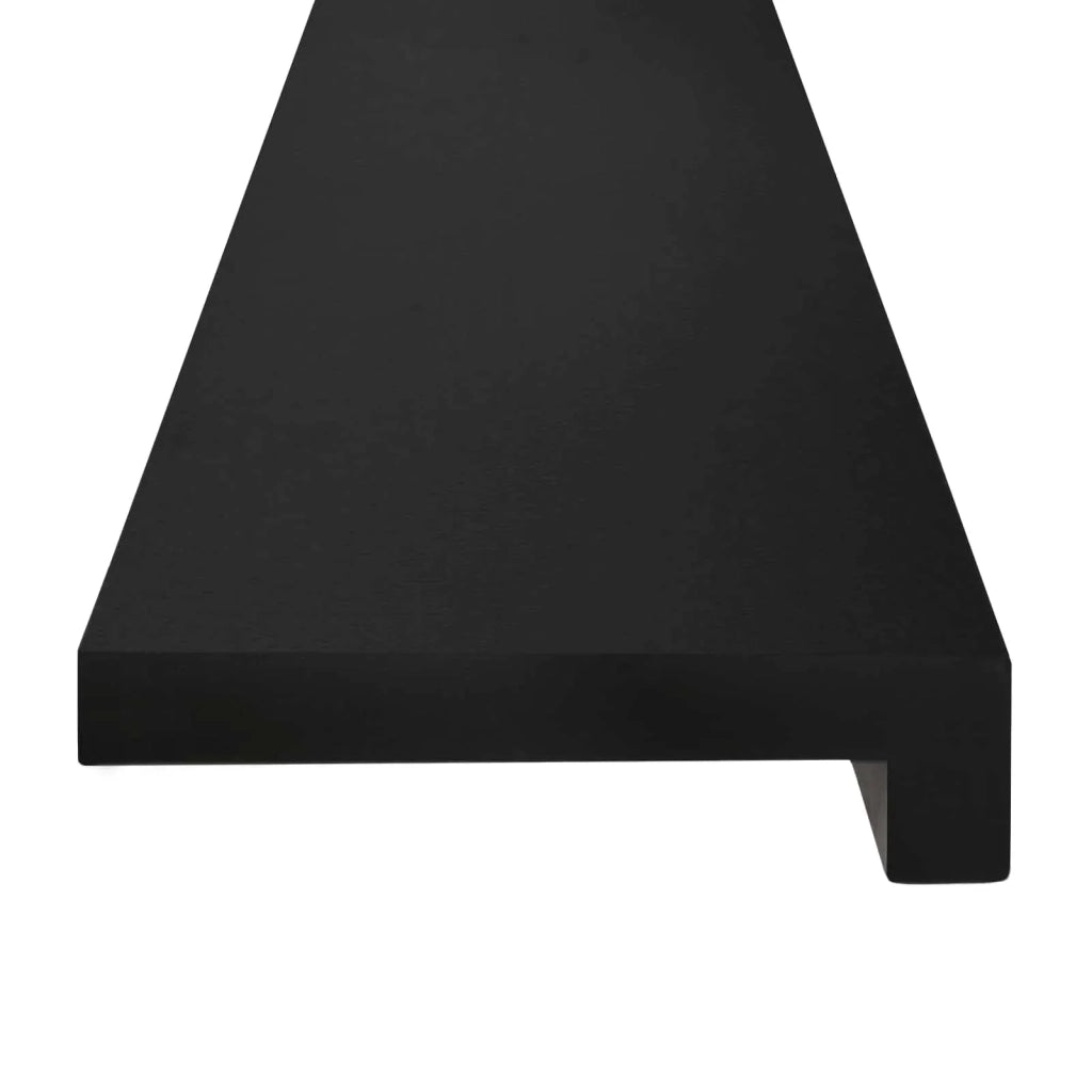 Tappeti per scale 2 pz 70 x 25 x 2 cm Nero 3446172