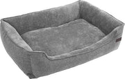 Letto per cani - Cuscino per animali domestici - Culla per cuccioli - Copricuscino in velluto - Copertura rimovibile - Lavabile in macchina - 110 cm x 77 cm x 25 cm