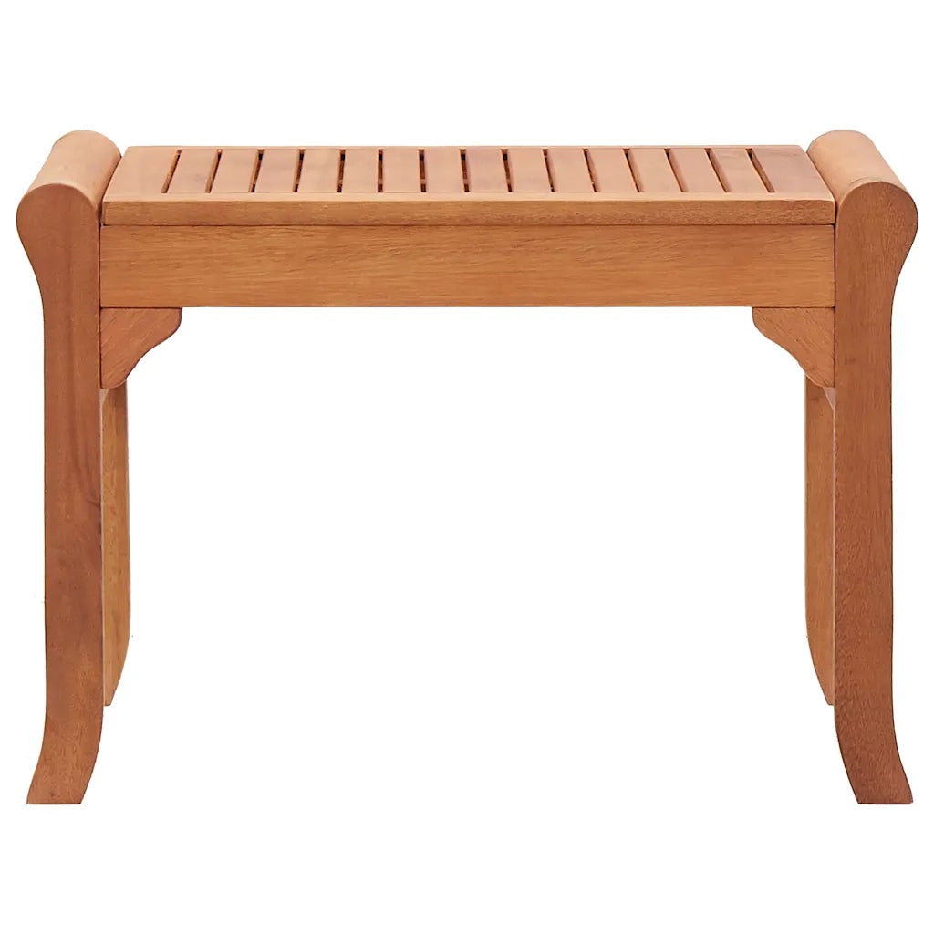 Panchina da Giardino | Panca da Giardino 64 cm in Legno Massello di Eucalipto
