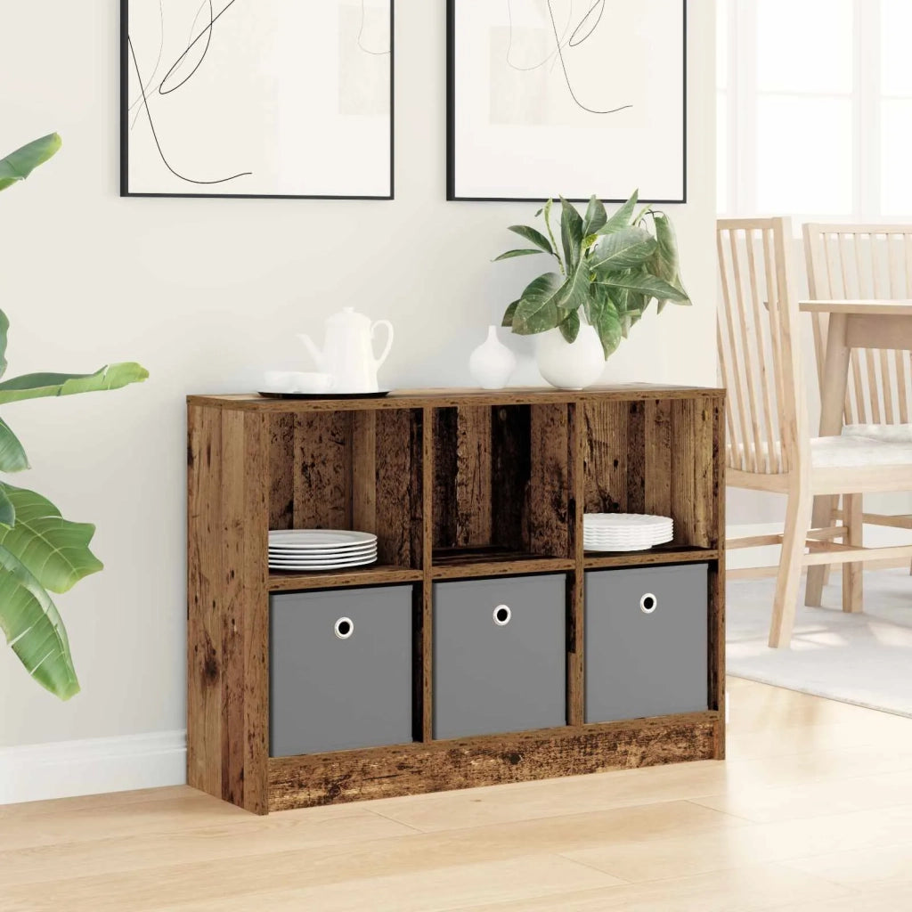 Credenza con cassetto Legno vecchio 88,5 x 27,5 x 63,5 cm