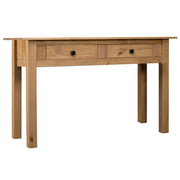 Tavolo Consolle 110x40x72 cm Legno Massello Pino Panama Range cod mxl 29821