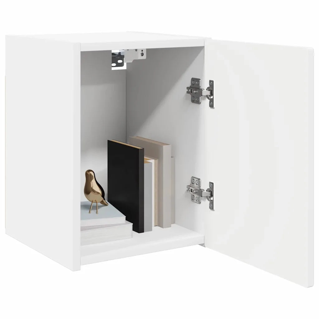 Mobile TV da parete-Mobile TV a Muro-Credenza TV Bianco 30 x 31 x 40 cm Legno multistrato