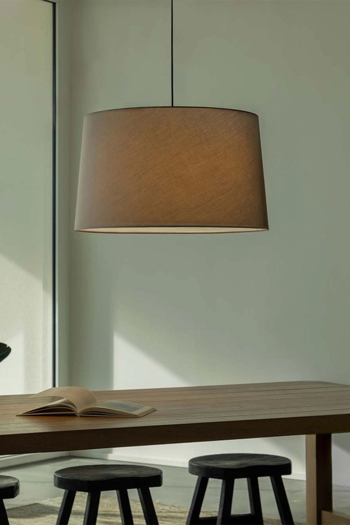 WINDSOR Lampada sospensione nera/grigio