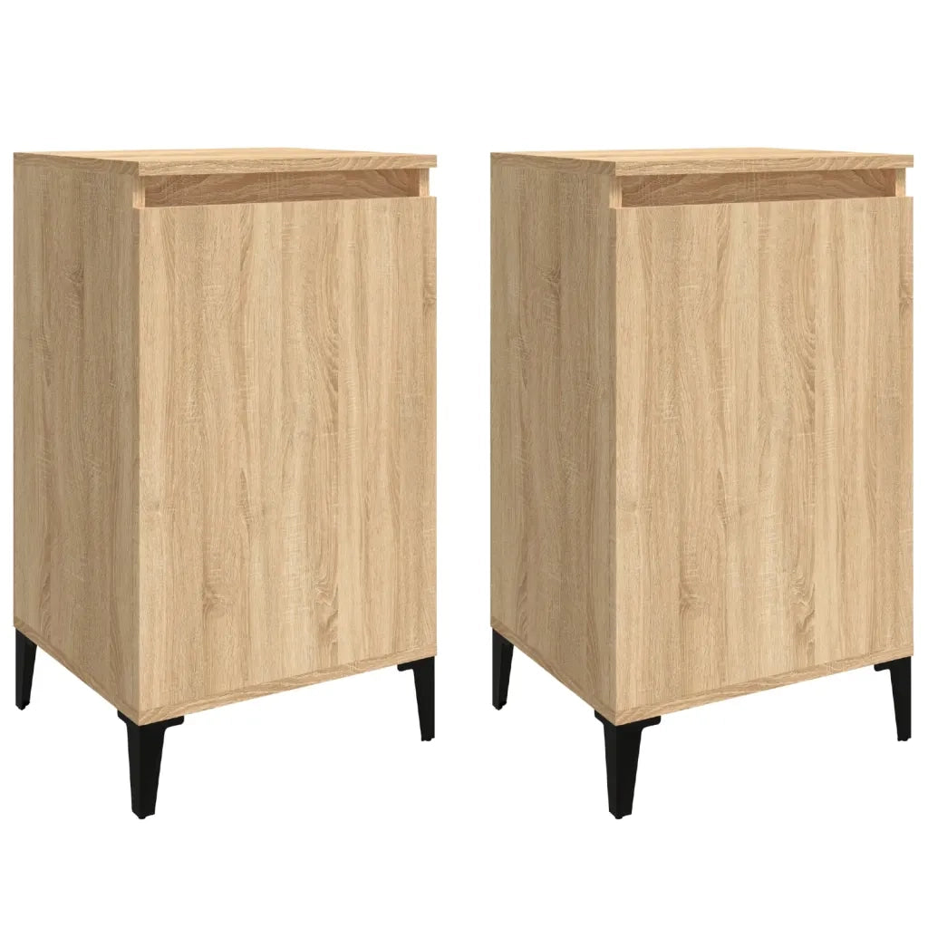 Comodini 2 pz Rovere Sonoma 40x35x70 cm in Legno Multistratocod mxl 78946