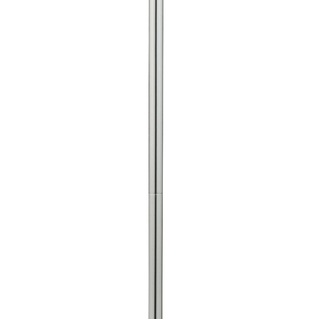 Piantana Contemporaneo Marmi Acciaio Cromo Vetro Trasparente Led 16,49W 4000K