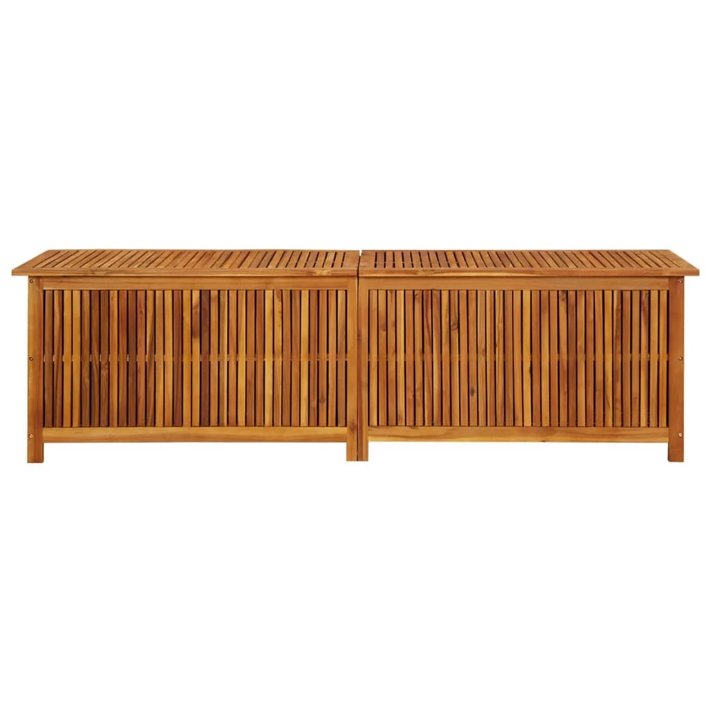 Cassapanca da giardino/box 200 x 50 x 58 cm legno massello di acacia 02_0013018