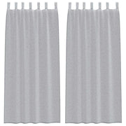 Tenda in Velo 2 pz Grigio scuro 260 x 140 cm Poliestere