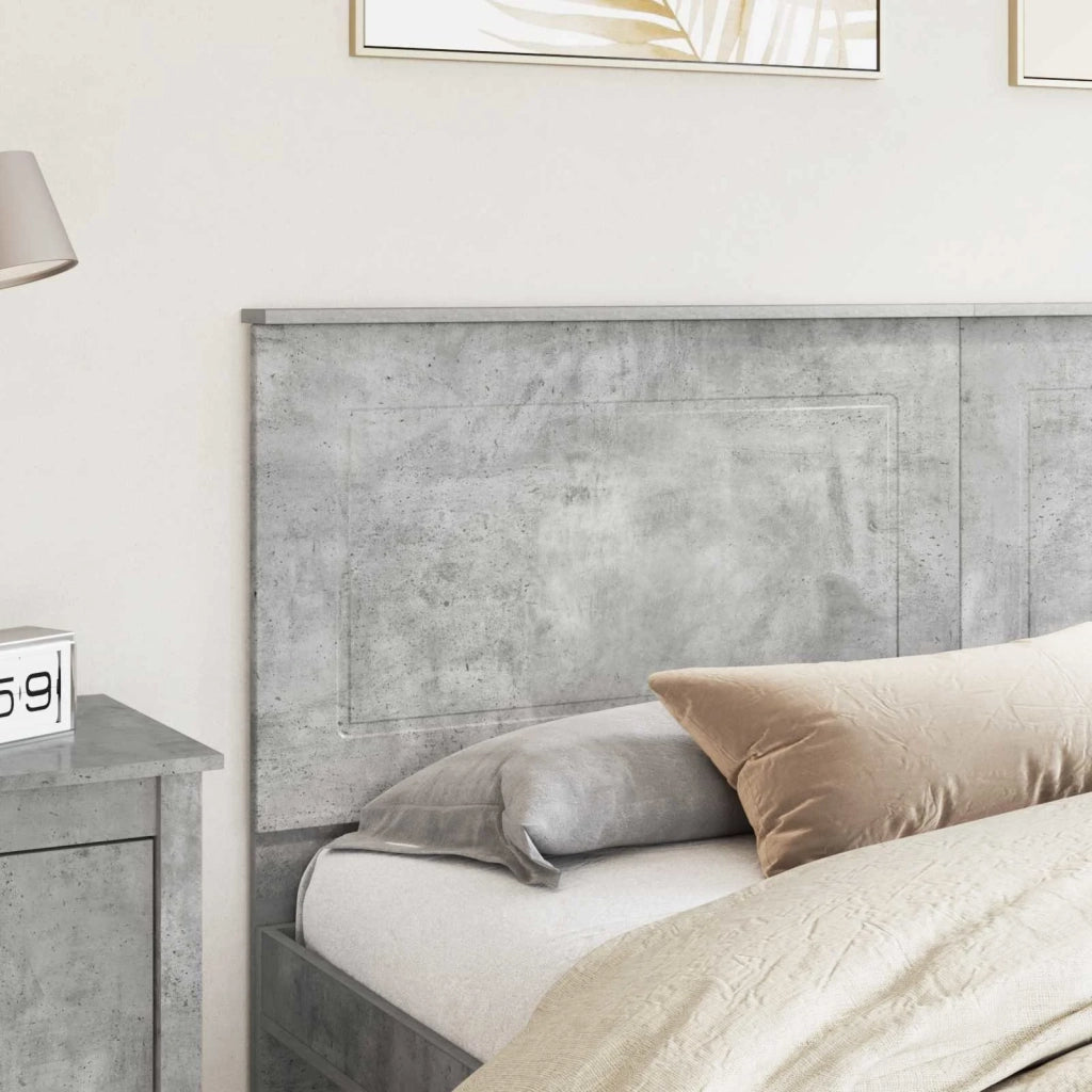 Testiera Grigio Cemento 100 cm Legno ingegnerizzato 887597