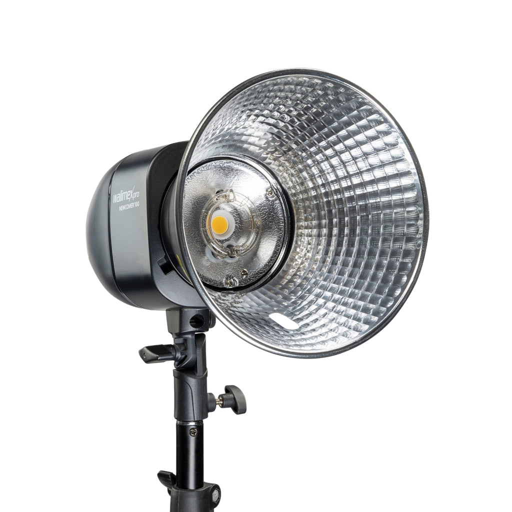 Newcomer 100 Set 2 flash fotografici con potenza di 100 Ws, con radio a 2,4 GHz, softbox 60 x 90 cm e treppiedi per luci, per studio fotografico
