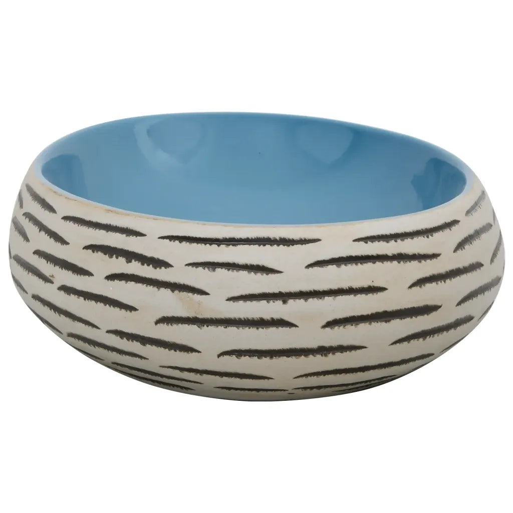 Lavabo da Appoggio Multicolore Ovale 59x40x15 cm Ceramica CFW6282267