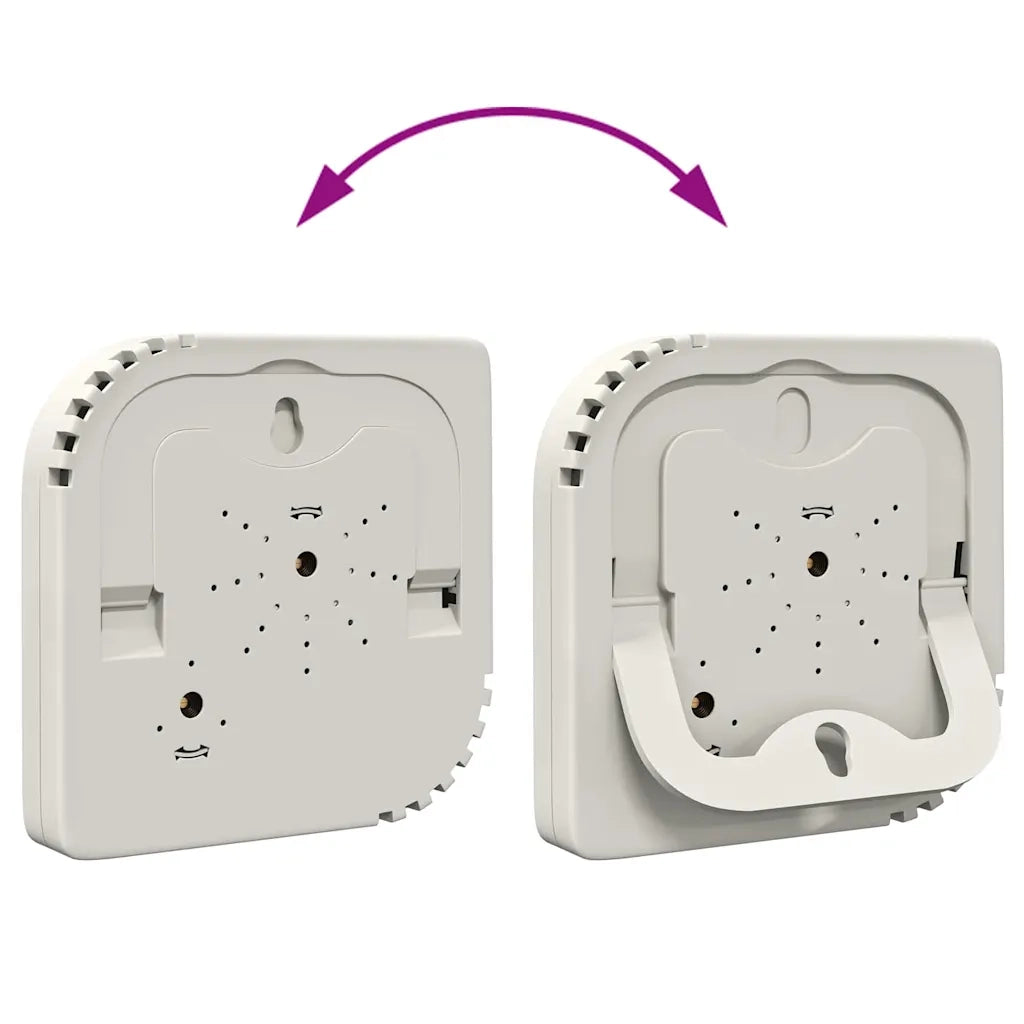 Igrometro Termo Bianco 7,5 x 7,5 x 1,2 cm ABS CFW1870915